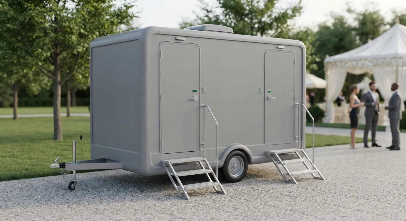 2 Stall Restroom Trailer in Round Rock, TX