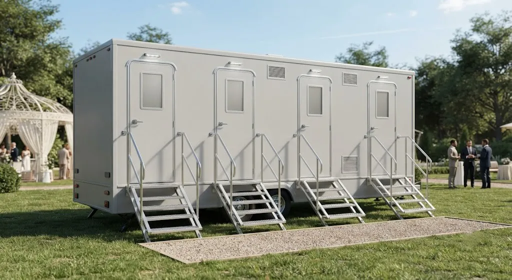 4 Stall Restroom Trailer in Round Rock, TX