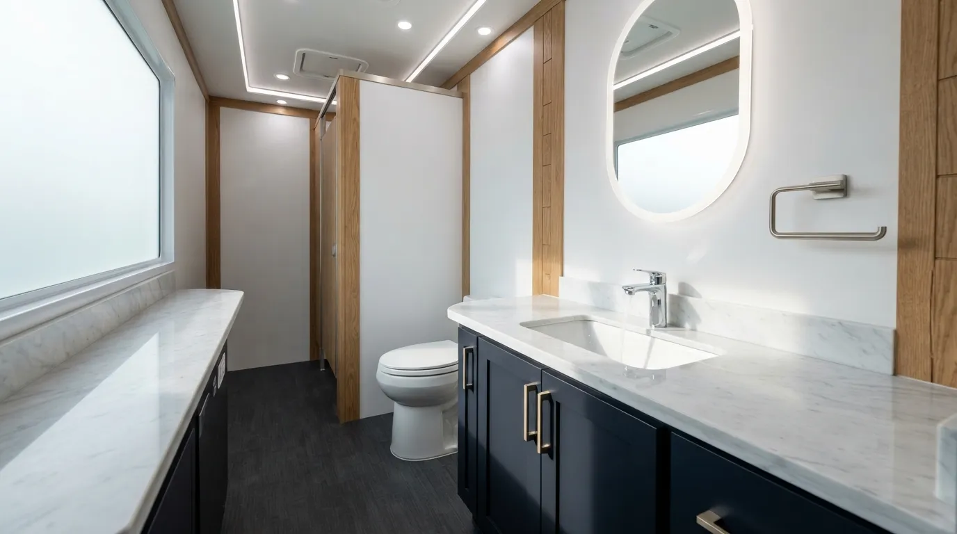 Luxury Restroom Trailer in Round Rock, TX