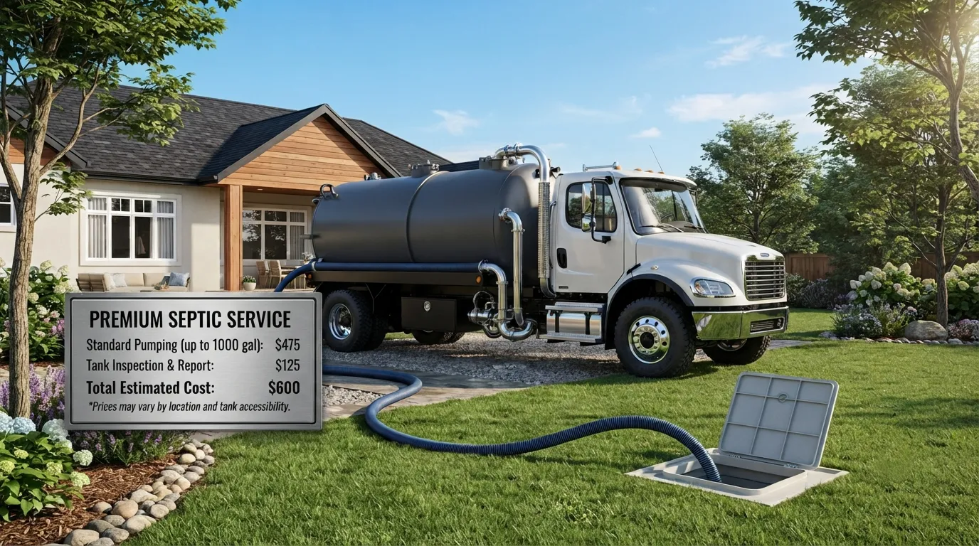 Septic Tank Pumping Cost in Round Rock, TX